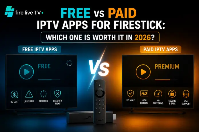 Free vs Paid IPTV Apps for Firestick 2026