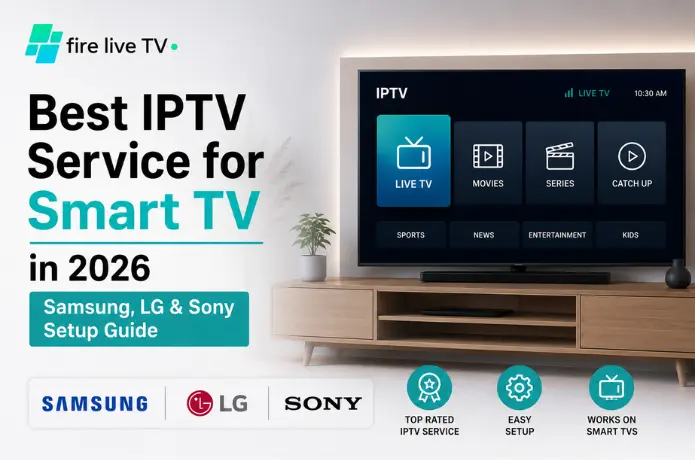 Best IPTV Service for Smart TV in 2026 - Samsung, LG and Sony Setup Guide