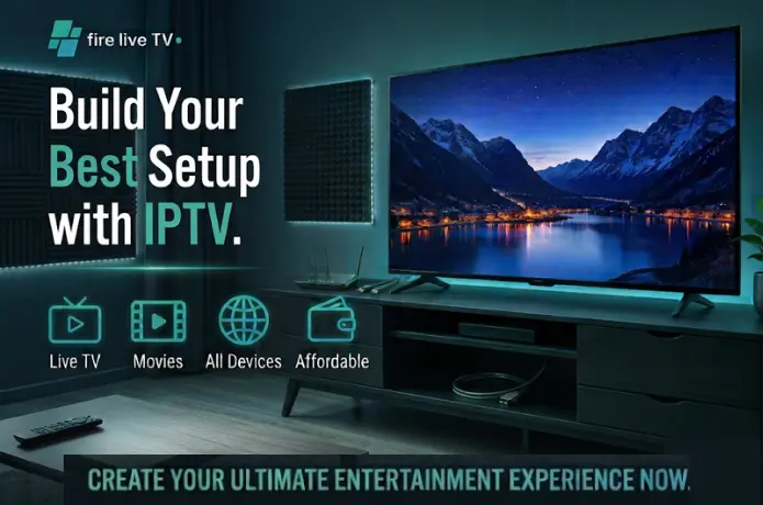 Build the perfect home entertainment setup with IPTV using FireLive TV