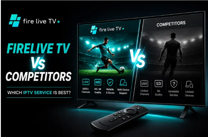 FireLive TV vs competitors IPTV service comparison 2026