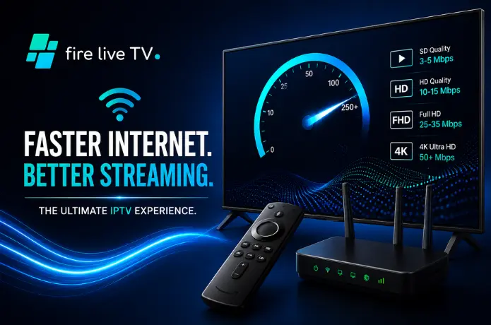 Faster Internet Better Streaming IPTV Alternates: What Internet Speed Do You Need for IPTV? (2026 Guide)