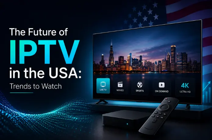 IPTV streaming on a smart TV in the USA