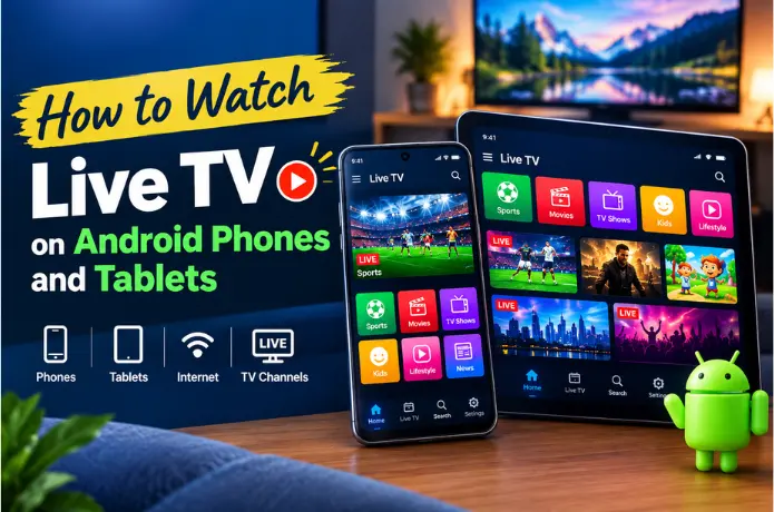 How to Watch Live TV on Android Phones and Tablets